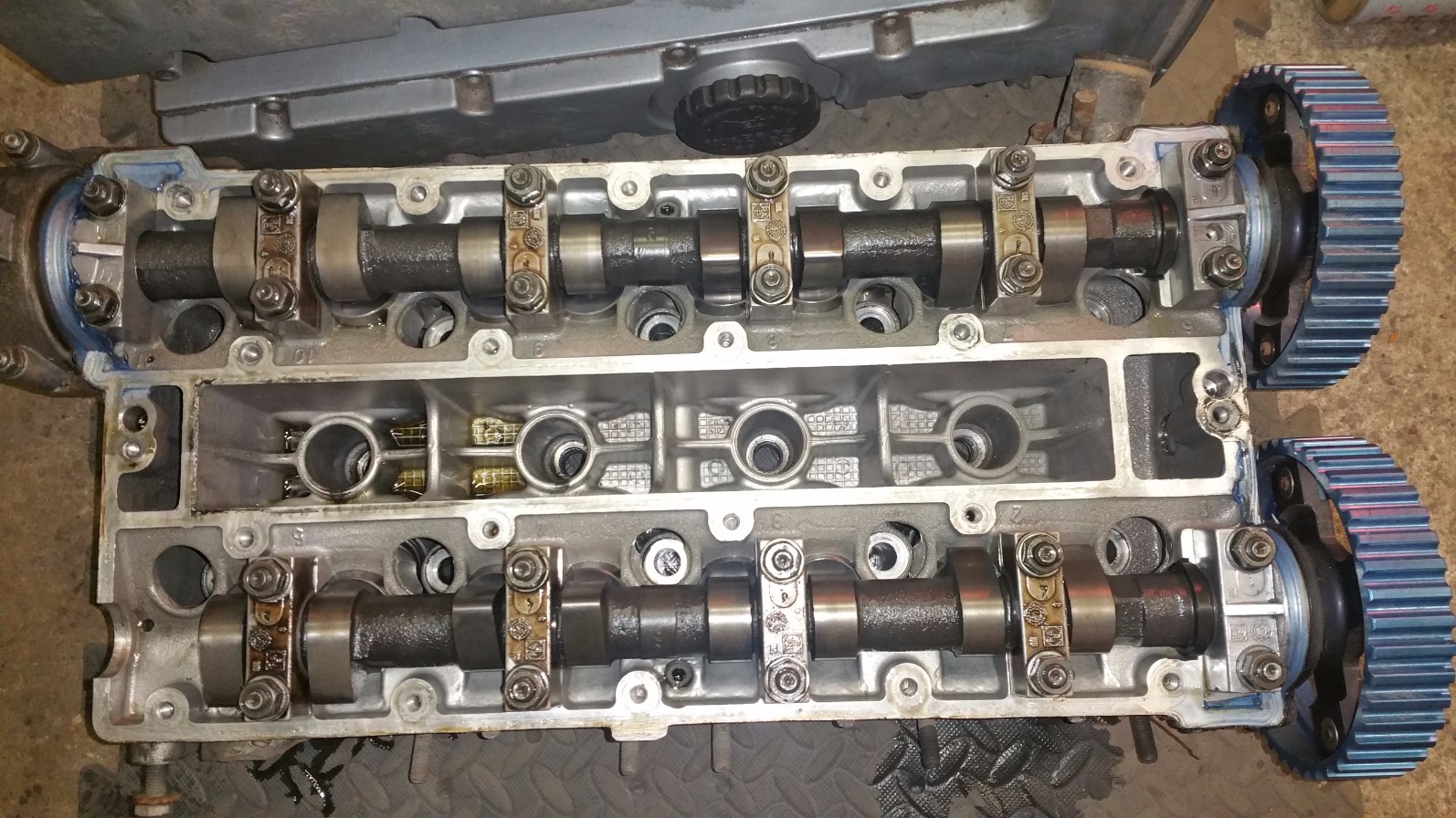 F20 Quaife lsd diff, worked head with cams & pulleys, saab b204 ...